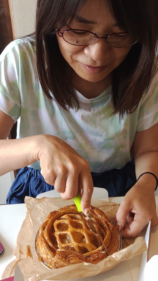 りくろーおじさんの店、チーズケーキ、大丸梅田店、アップルパイ