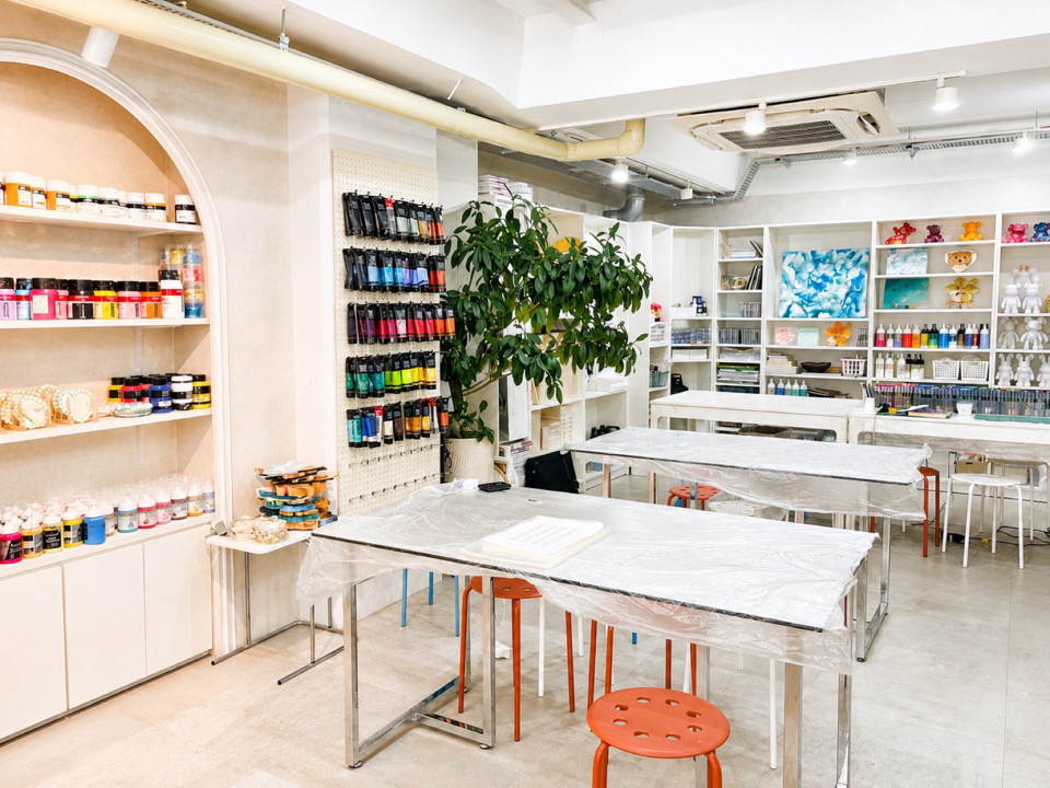 Ame art cafe アートカフェ　谷町六丁目　アート体験　アルコールインクアート　テクスチャーアート　スペシャリティコーヒー　フィナンシェ