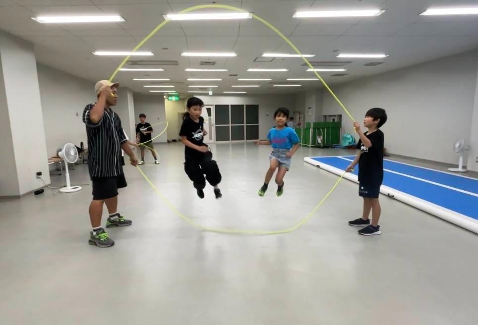 ベルファ　キッズ体験　ダブルダッチ体験