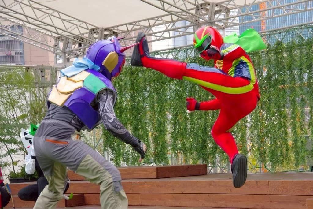 ベルファ　キッズ体験　ヒーローショー＆ヒーロー教室