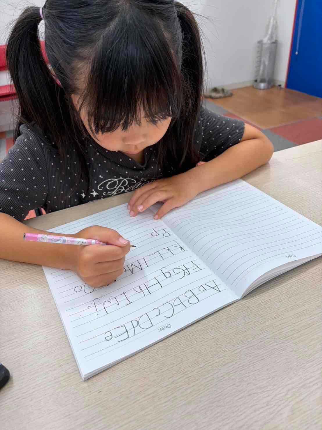 ベルファ　キッズ体験　先生になってみよう　学研先生体験